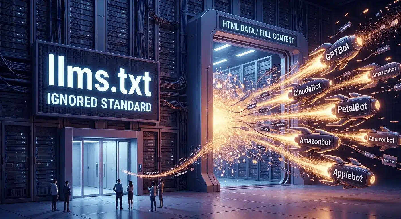 AI bots ignore LLMS.txt but scan the internet at scale – 2 studies, 1 conclusion