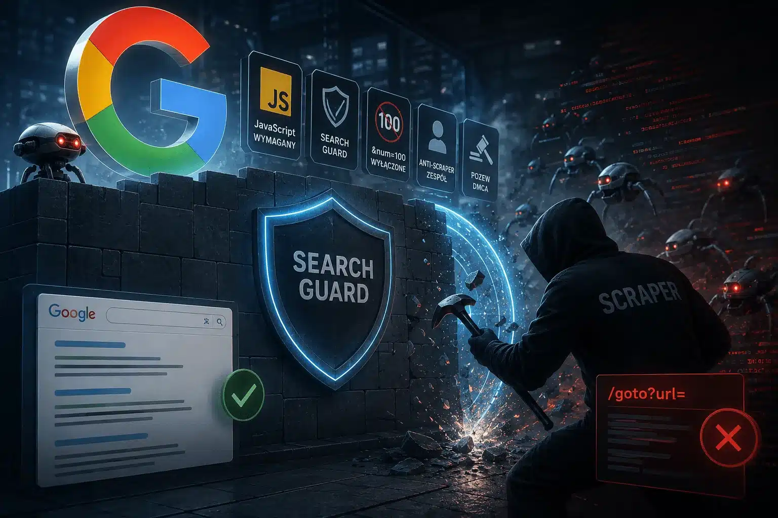 Google vs scrapery. Chronologia polityki anty-scrapowej Google 1 Google vs scrapery. Chronologia polityki anty-scrapowej Google